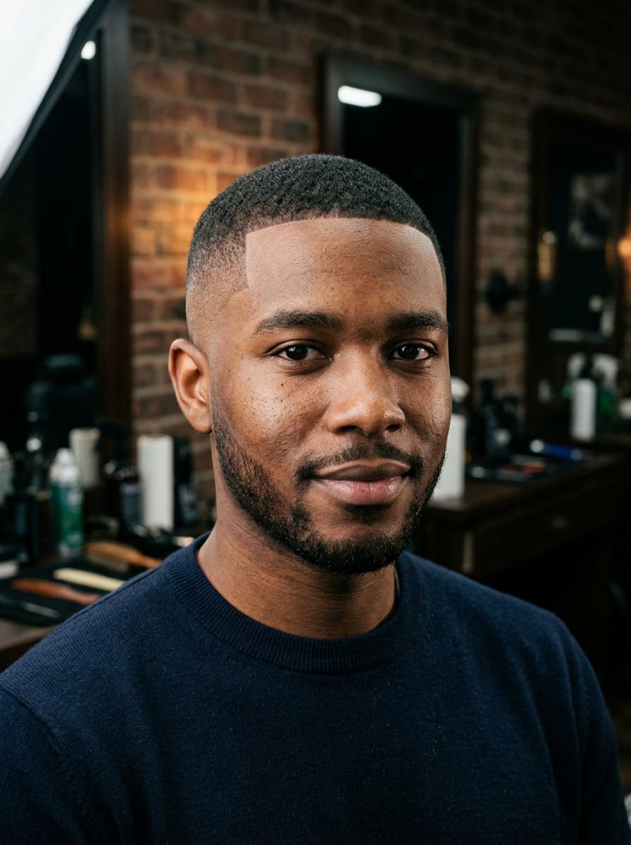 Buzz cut fade