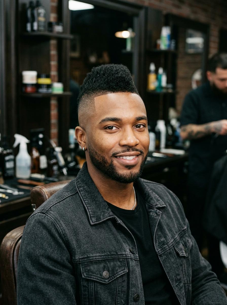 Mohawk fade haircut